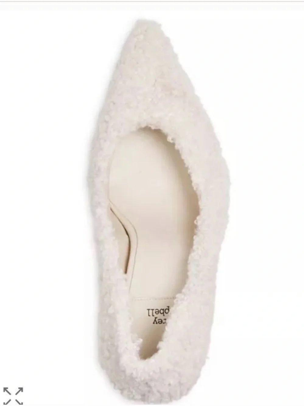 Brand new never worn Jeffrey Campbell Shearling pumps